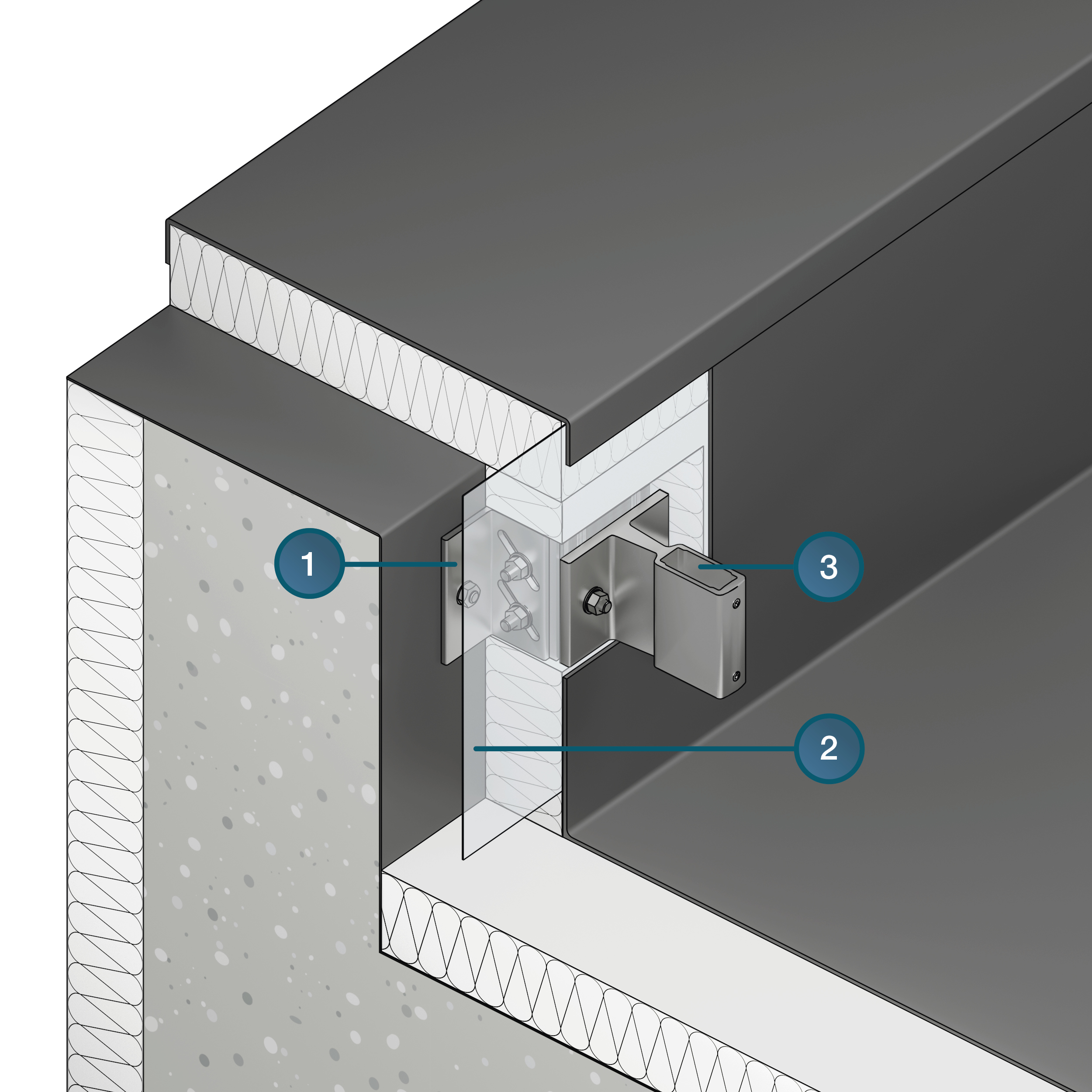 Fuss A mit Distanzkonsole