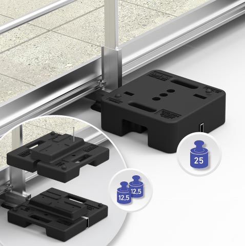 Barrial Korridor Gegengewichte