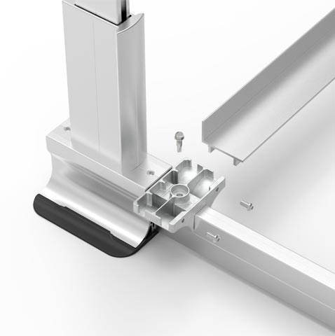 Barrial Korridor Schienenkralle