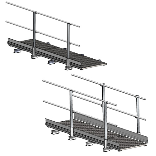 Barrial Korridor Typ4 mit Gitterrost