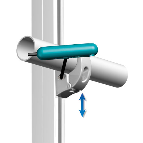 Barrial Shed einfacher Montage Schritt 3 Mögliche Höheneinstellung