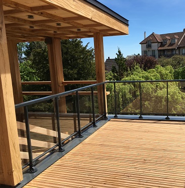 Terrassengeländer Panorama