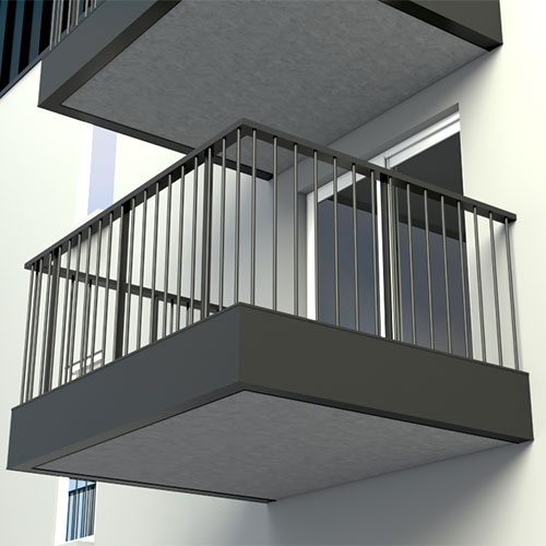 Panorama Fix Fuß C Verkleidung der Stirnkante