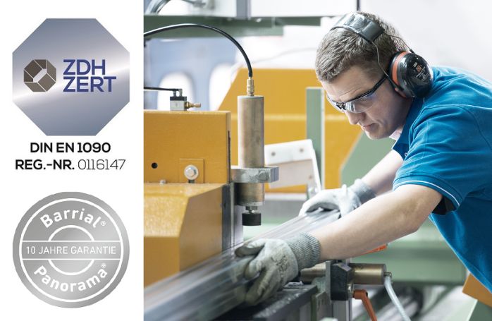 Zertifizierung + Garantie